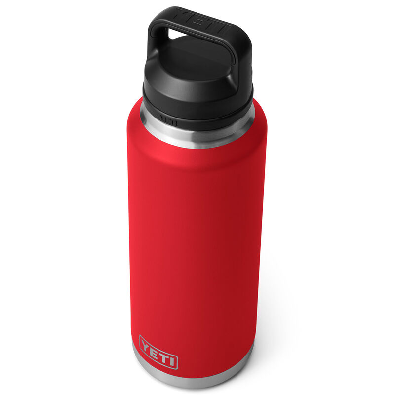 YETI Rambler 64oz bottle with chug cap Rescue Red Water Jug Dent