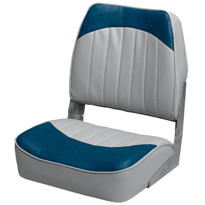 Wise Low Back Economy Seat - Grey/Navy