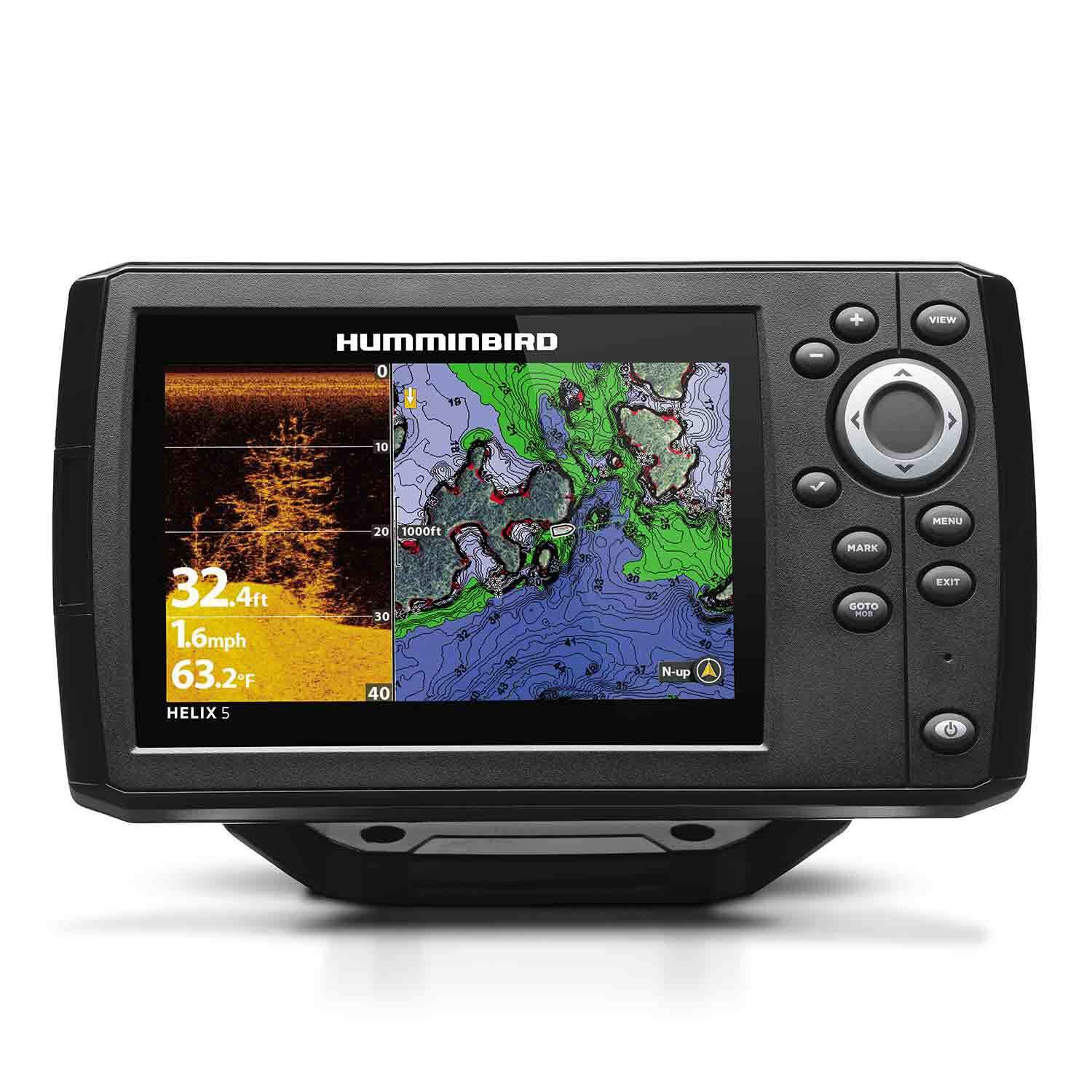 Helix 5 Chirp DI GPS G2 NAV+ Fishfinder/Chartplotter Combo with