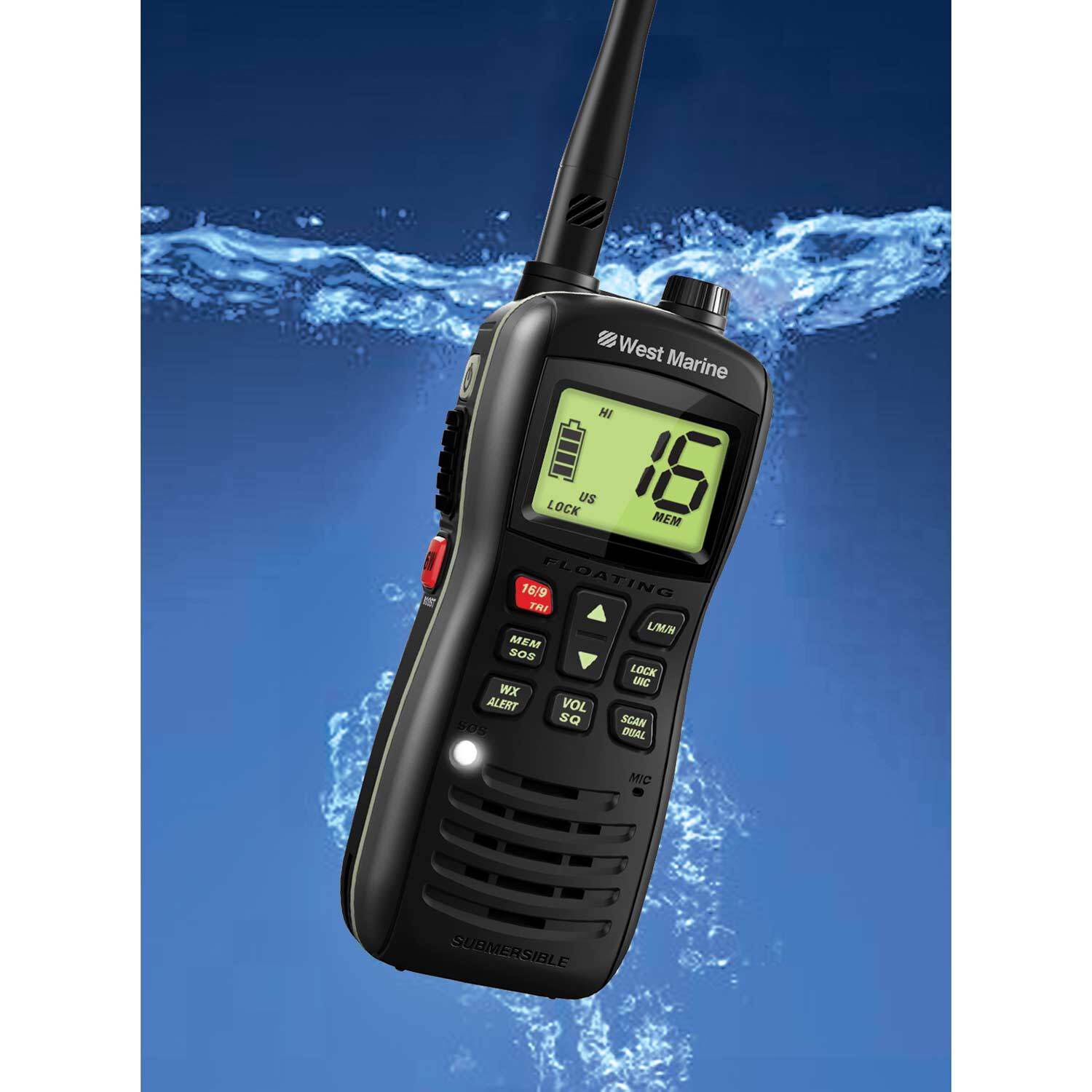 VHF160 Floating 6W Handheld VHF Radio
