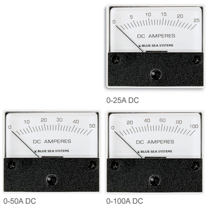 0-100A DC Ammeter with External 50mV Shunt West Marine
