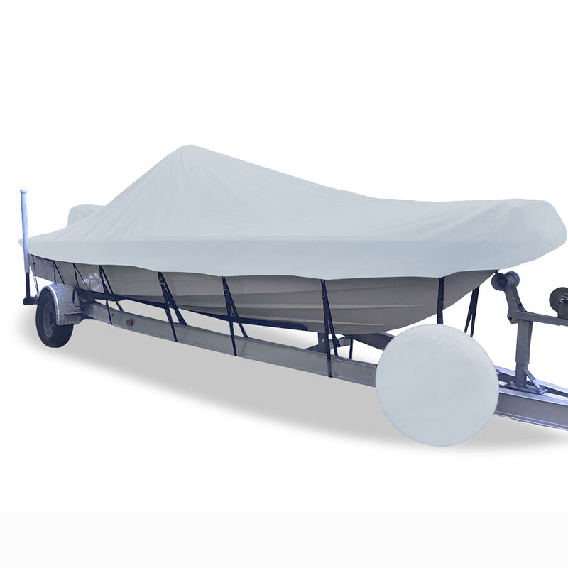 CARVER Styled-to-Fit Boat Cover for V-Hull Center Console Shallow