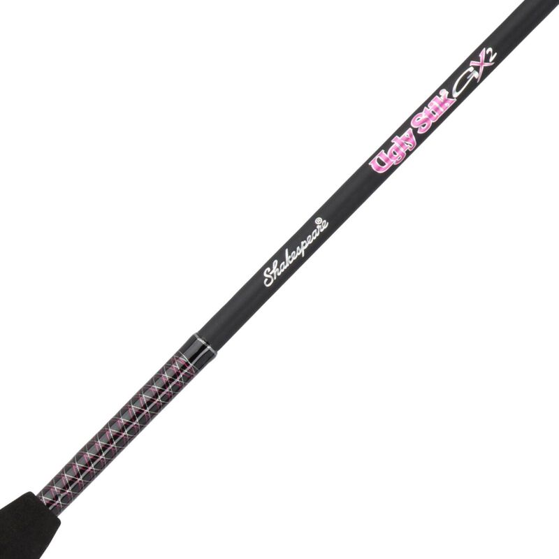 Shakespeare Ugly Stik GX2 Spinning Combo, Medium Power 6'6 Rod, 2 Pieces  #USSP662M/35CBO - Al Flaherty's Outdoor Store