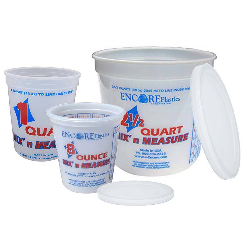 6 - 32 oz (1000 ml) Plastic Graduated Measuring Cups, Kitchen