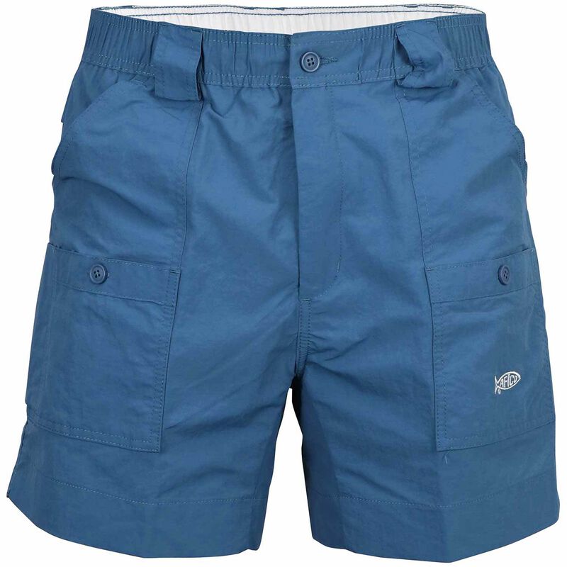 AFTCO Original Mens Fishing Shorts Long - Limited Colors / Silver / 42