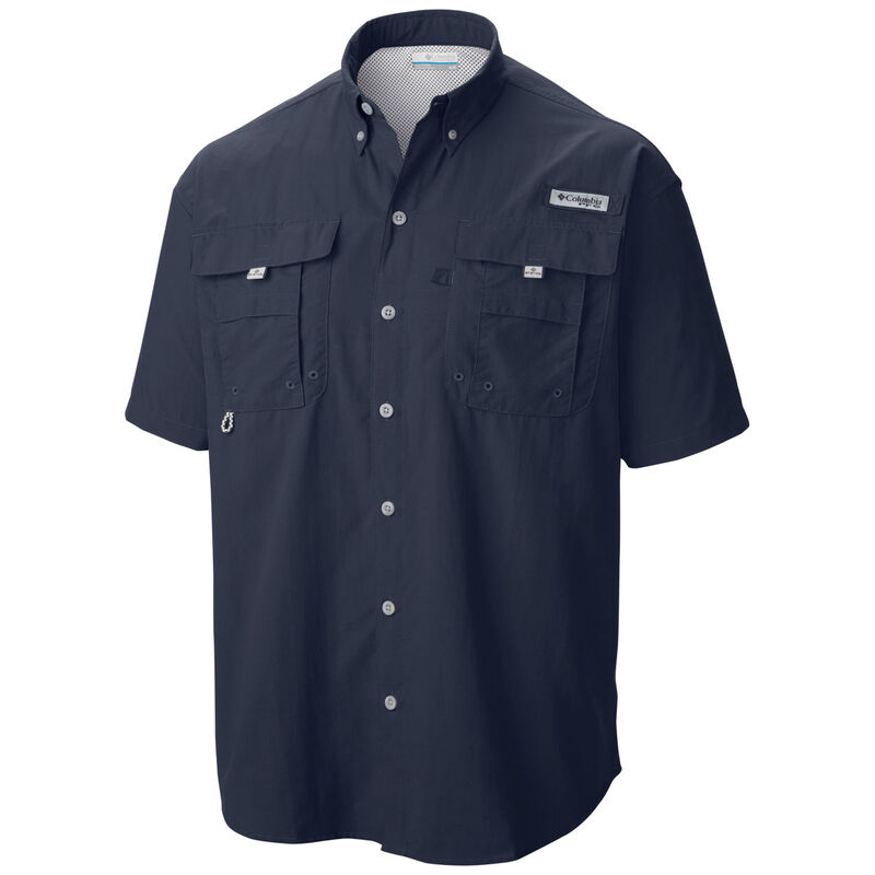 Bahama II Short Sleeve Shirt, Collegiate Navy - S