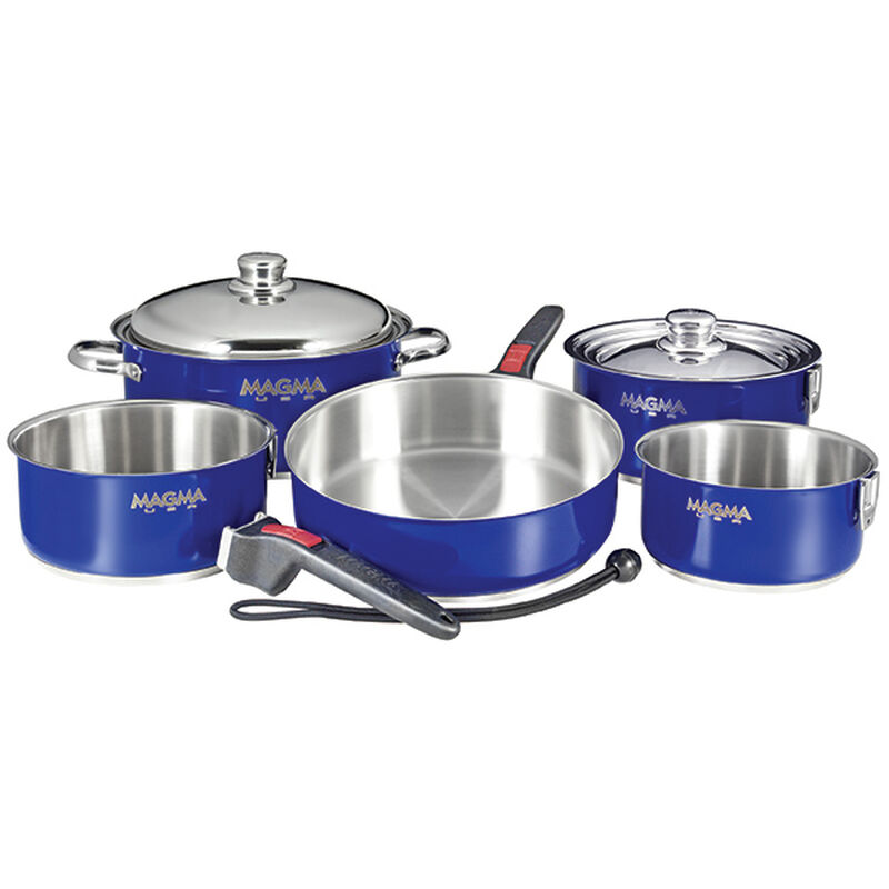 Magma 10 Piece Nesting Cookware - Stainless - Cookware