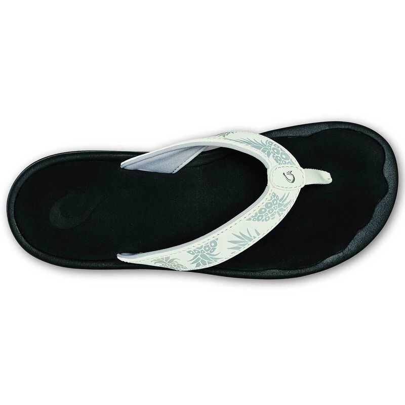 Olukai Ohana Flip Flop Thong Sandals Women's Pewter Slip On - US 9