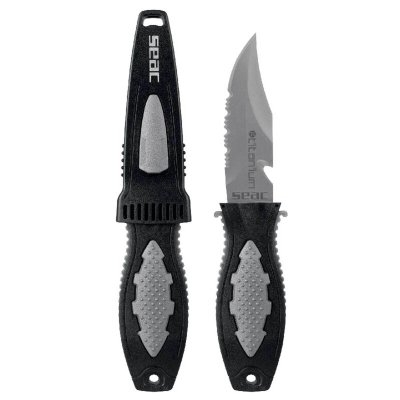 SEAC USA Titanium Dive Knife with Scabbard