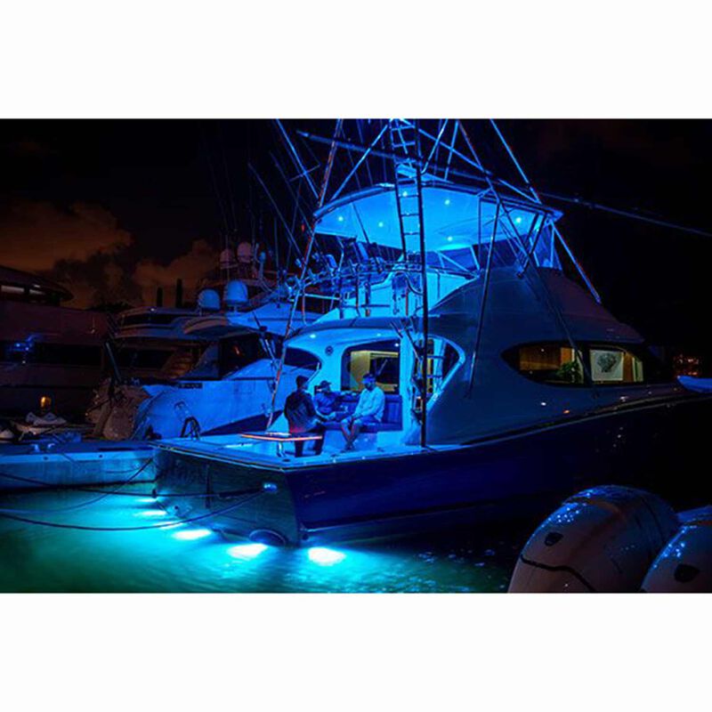 Lumitec - Typhoon Underwater Bronze Thru-Hull LED Light - White/Blue