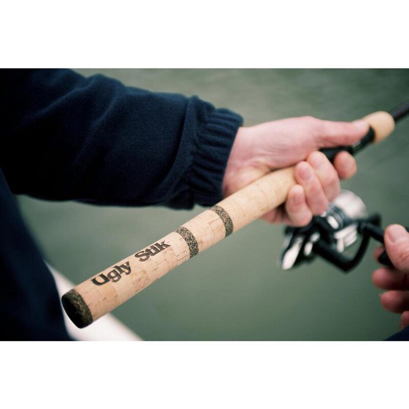 Ugly Stik 5'6” GX2 Casting Rod, Two Piece Casting Rod Fishing Rod