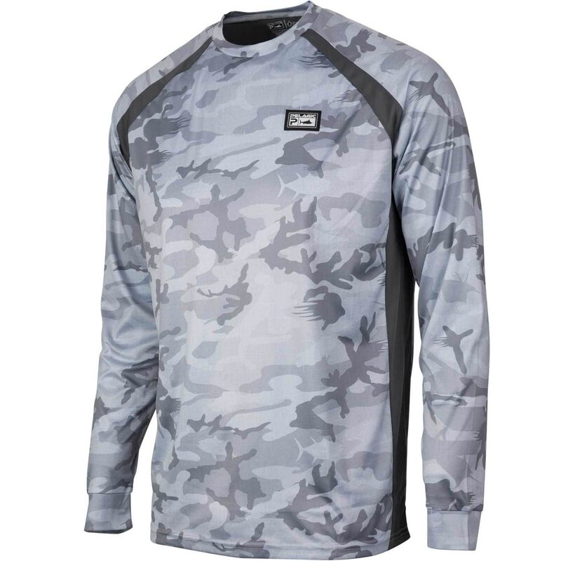 Pelagic Vaportek Long-Sleeve Fishing Shirt for Men - Green - M