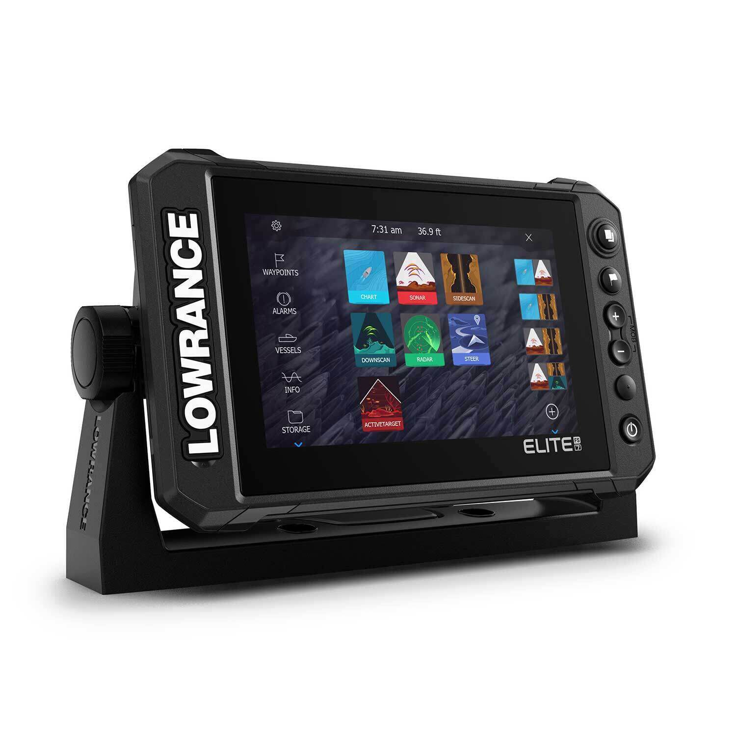 Elite FS 7 Fishfinder/Chartplotter Combo with HDI Transducer and C