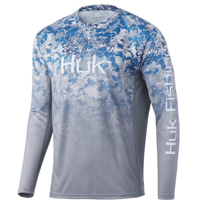 HUK - Men's Icon X Tide Change Fade Long Sleeve Shirt