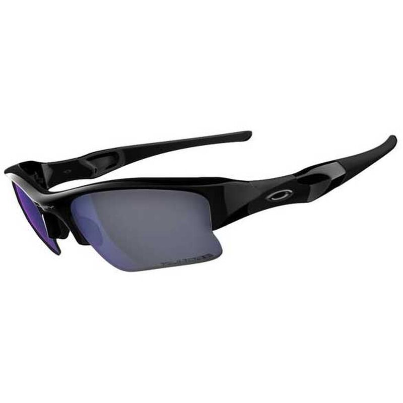 Oakley Polarized Flak Jacket XLJ Fishing Specific Sunglasses - Matte Black  (Frame) / Amber (Lens)