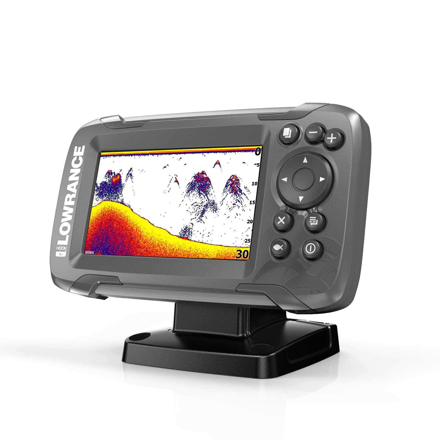 LOWRANCE HOOK² 4x Fishfinder with Bullet Skimmer Transducer | West