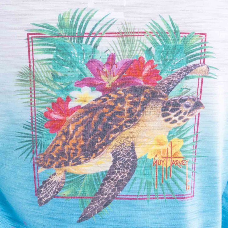 Ladies Turtle Reef Long Sleeve Sun Protection Top – Guy Harvey