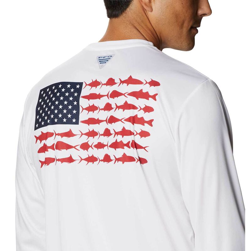 Columbia PFG Americana Saltwater Fish Flag : : Everything Else