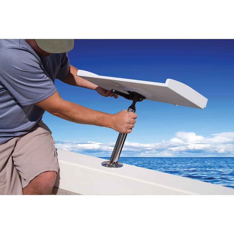 Buy Lenwen Boat Bait Cutting Board for Boat 13.7 x 10.6 Inches Fillet Table  Black Bait Table Filet Board Fishing Fillet Table Boat Grills with Rod  Holder , Plier Storage and Slot