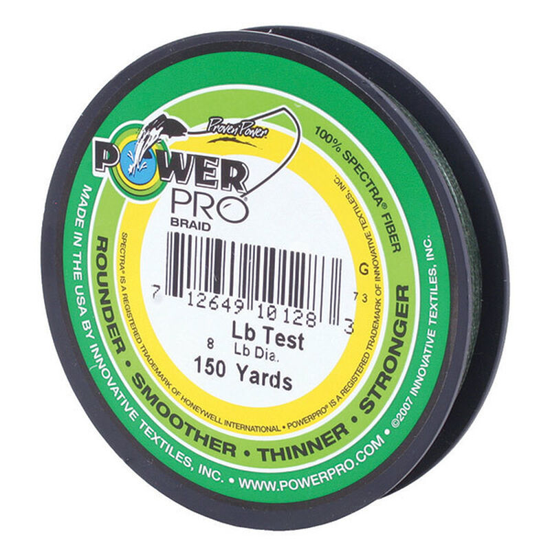 POWER PRO Spectra Braided Fishing Line, 15Lb, 150Yds, Green