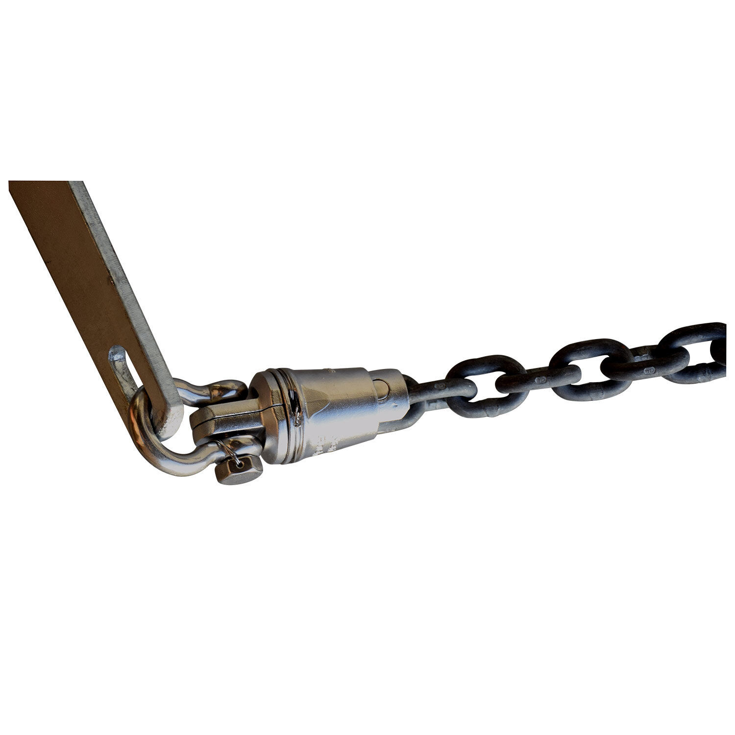 Swivel, Stainless Steel, Integrated Shackle, 1/4 to 5/16