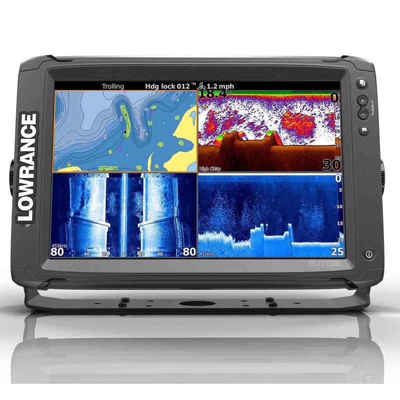 LOWRANCE Elite-12 Ti Fishfinder/Chartplotter Combo with TotalScan ...