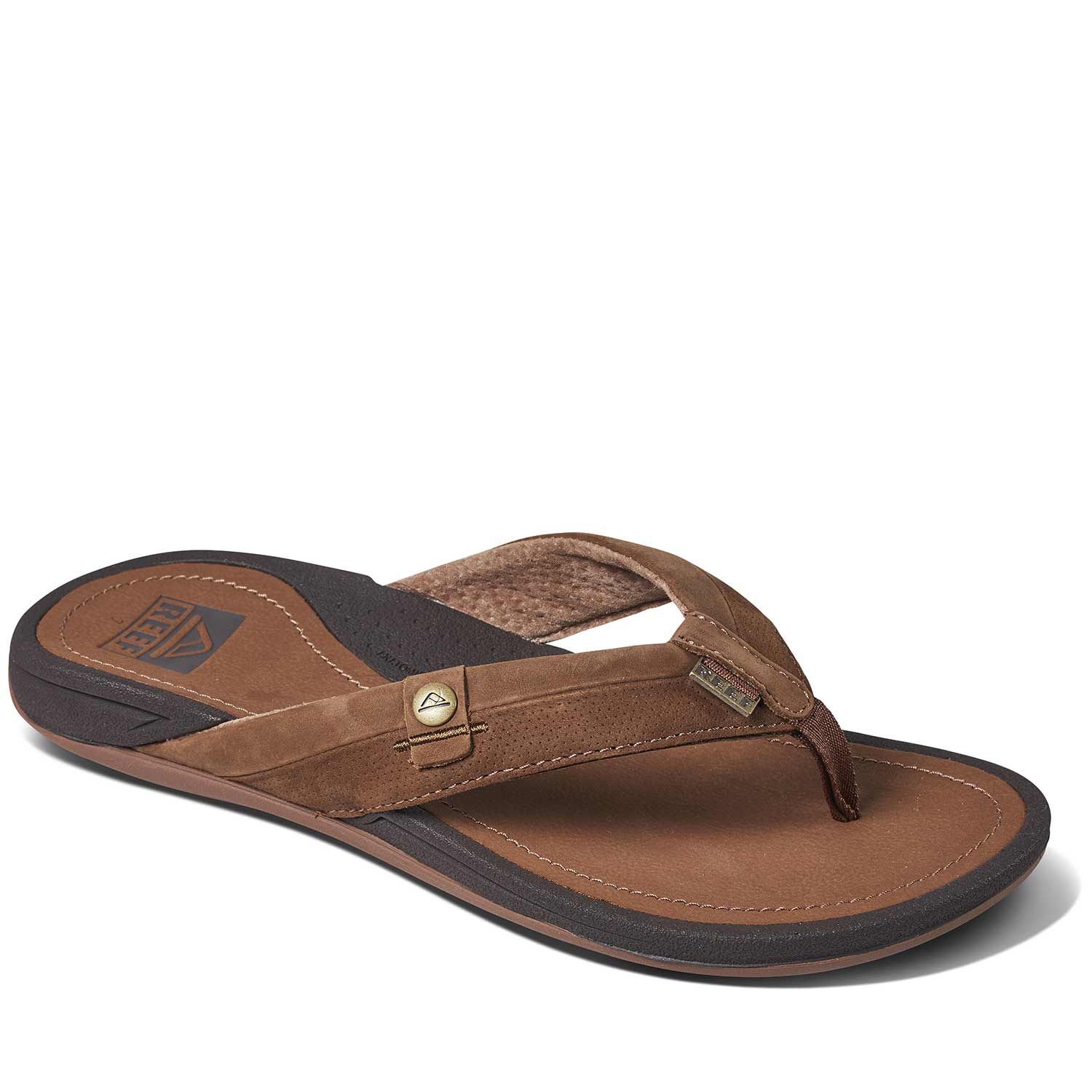 Womens Reef Fanning Sandal - Black | Journeys