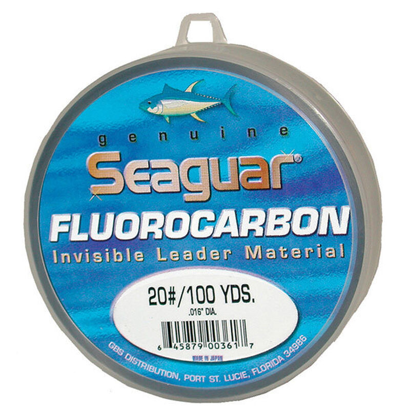 Seaguar Blue Label Fluorocarbon Leader - 25 yd. Spool - 6 lb. - 0.185 mm. -  Clear