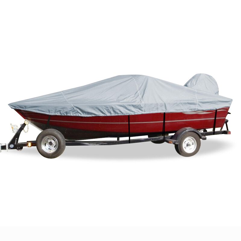 Carver Styled-to-Fit V-Hull Fishing Boat Cover - 16-ft 6-in Length x 76-in  Width at