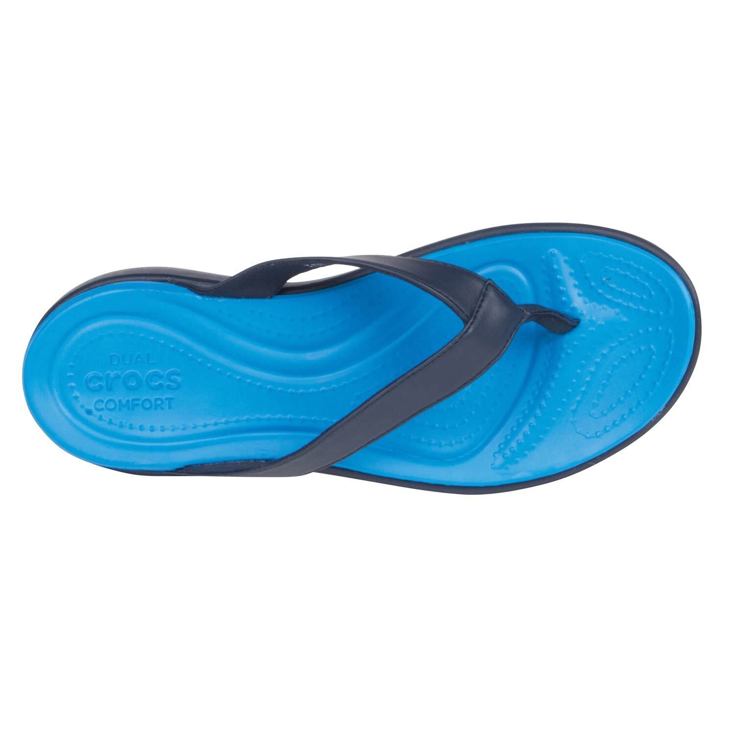 Sandals Flip Flops By Crocs Size: 11