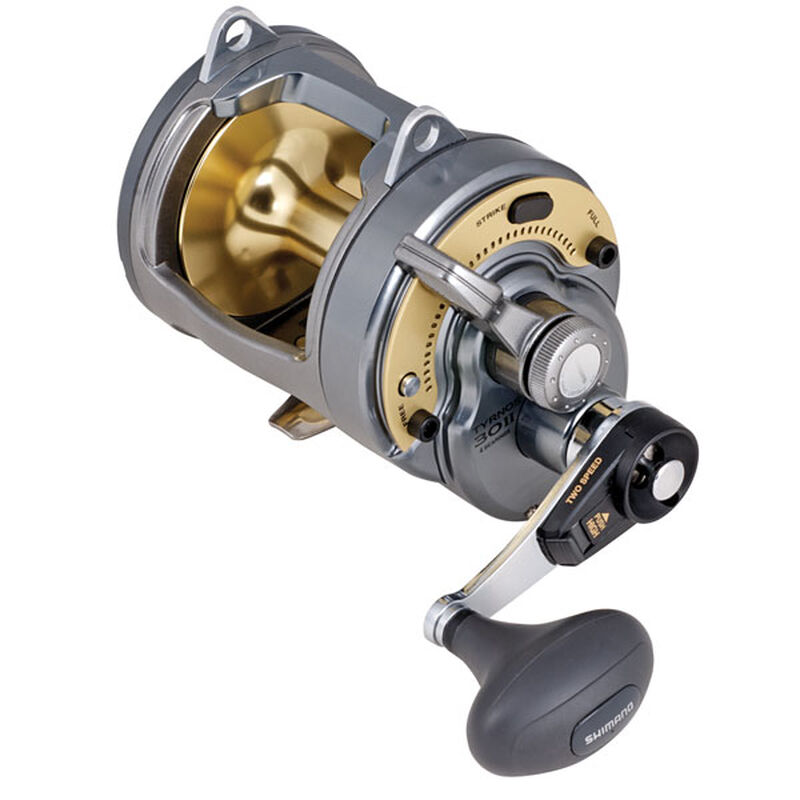 SHIMANO Tyrnos II TYR30II 2-Speed Lever Drag Conventional Reel, 45