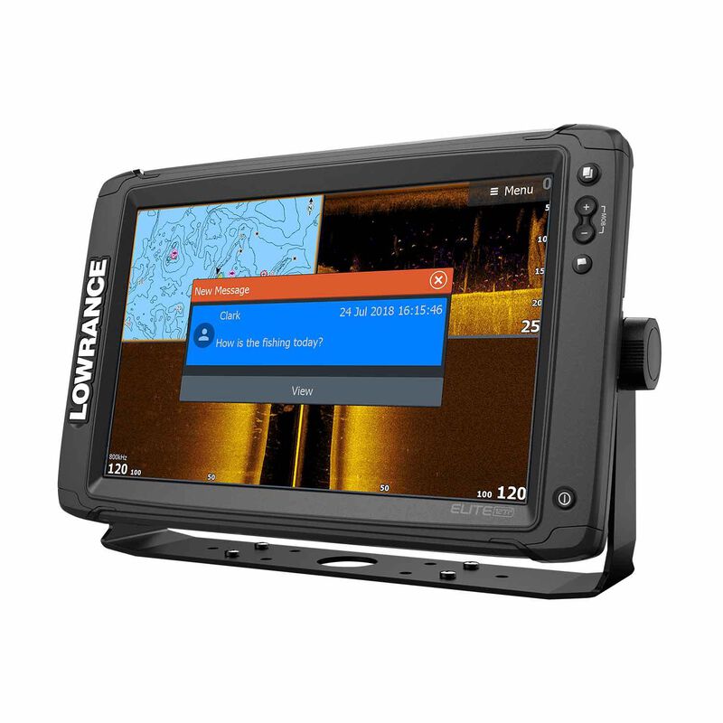 LOWRANCE Elite-12 Ti² Fishfinder/Chartplotter Combo with Active Imaging  3-in-1 Transducer and US/Can Navionics+ Charts