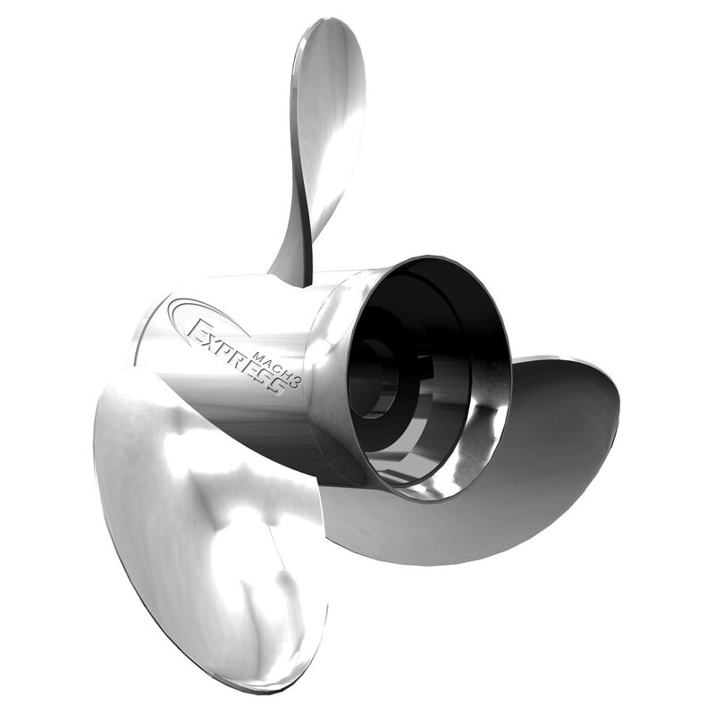 13 1/4 x 19 Express Mach3, 3-Blade, RH, Stainless Steel Propeller