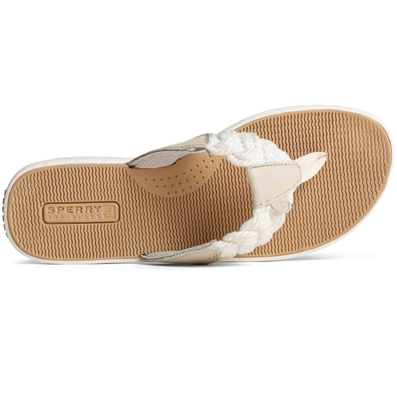 Sperry Womens Calla Jade Leather T-Strap Flat Sandals Pink 9.5 Medium (B,M)  - Walmart.com