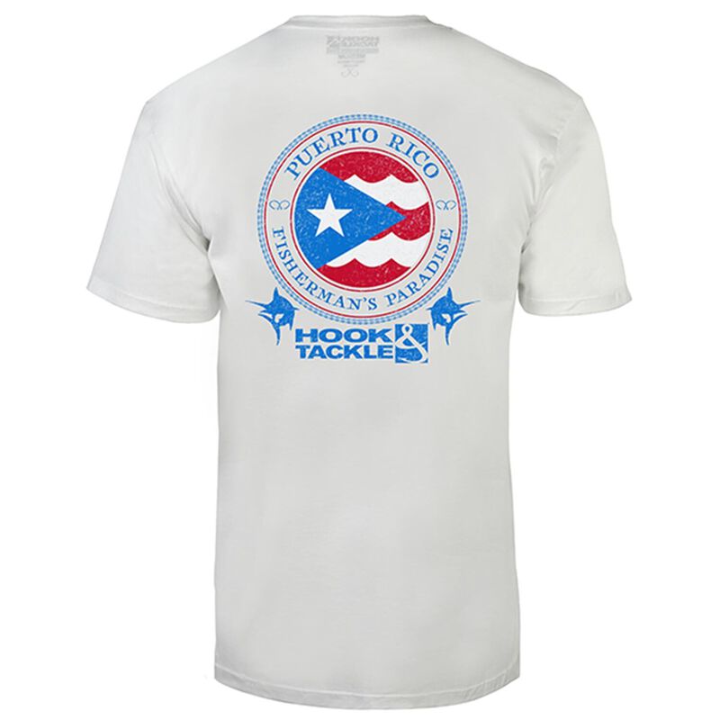 Men's Fishing Puerto Rico Shirt by Hook & Tackle White | Clothing, Shoes & Accessories at West Marine