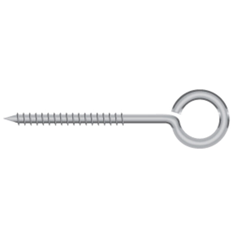 1/4 x 2 1/2 Stainless Steel Screw Eyes, 25-Pack by Fasco Fastener | for Boats | Boat Maintenance at West Marine 3433B