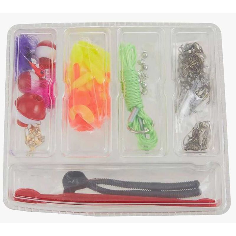 Plano Let's Fish Tackle Box - 150 Pieces - 2 Tray Tackle KIT - NEW