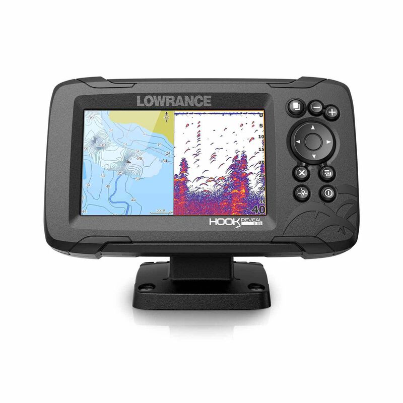 LOWRANCE HOOK Reveal 7 Triple Fishfinder/Chartplotter Combo with US Inland  Charts