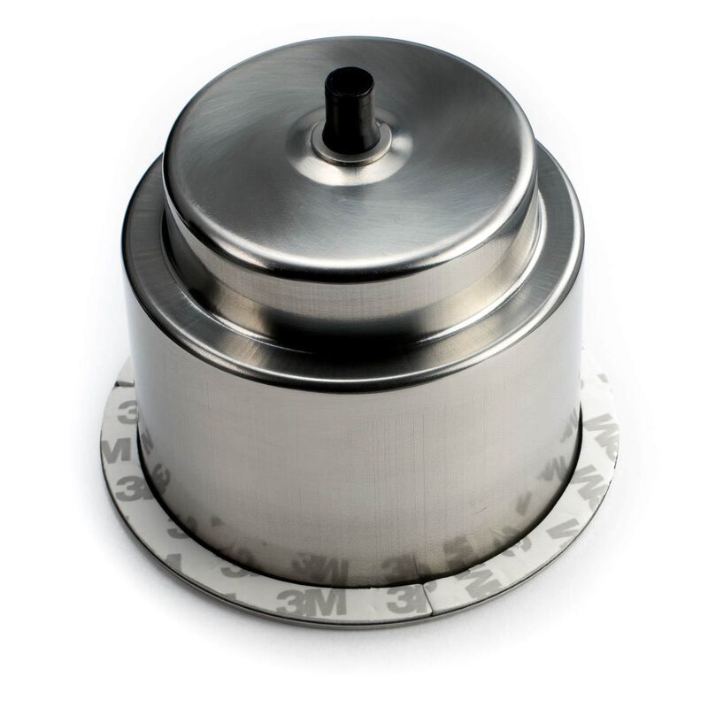 Whitecap S-3511c Flush Cupholder w/Drain - 302 Stainless Steel