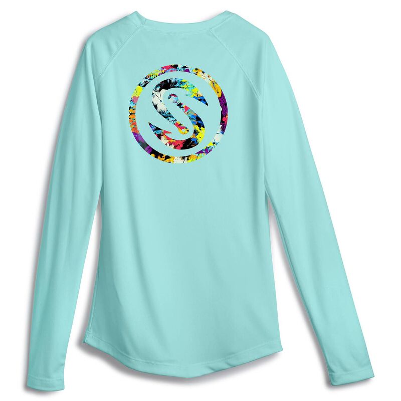  Scales Gear Women's Pro Performance Fishing Tropical Long  Sleeved Shirt Yellow Small : Clothing, Shoes & Jewelry