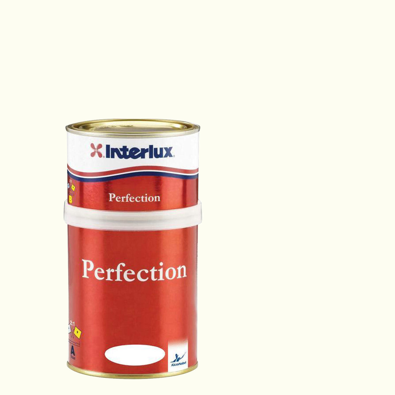 Perfection Two-Part Polyurethane Topside Paint, Oyster White, Quart