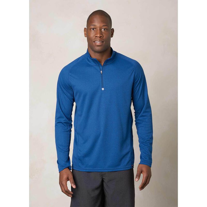  prAna Men's Orion 1/4 Zip Shirt, Henna, Small : Sports &  Outdoors