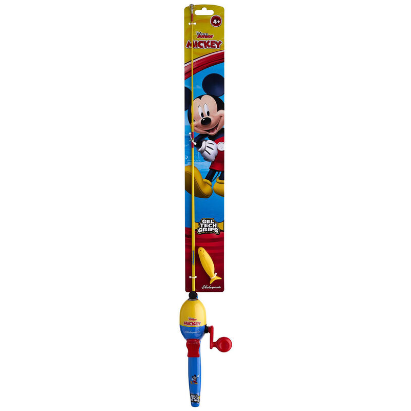 Disney vintage Mickey Mouse Fishing Pole Catch 'Em Kit Rod & Reel