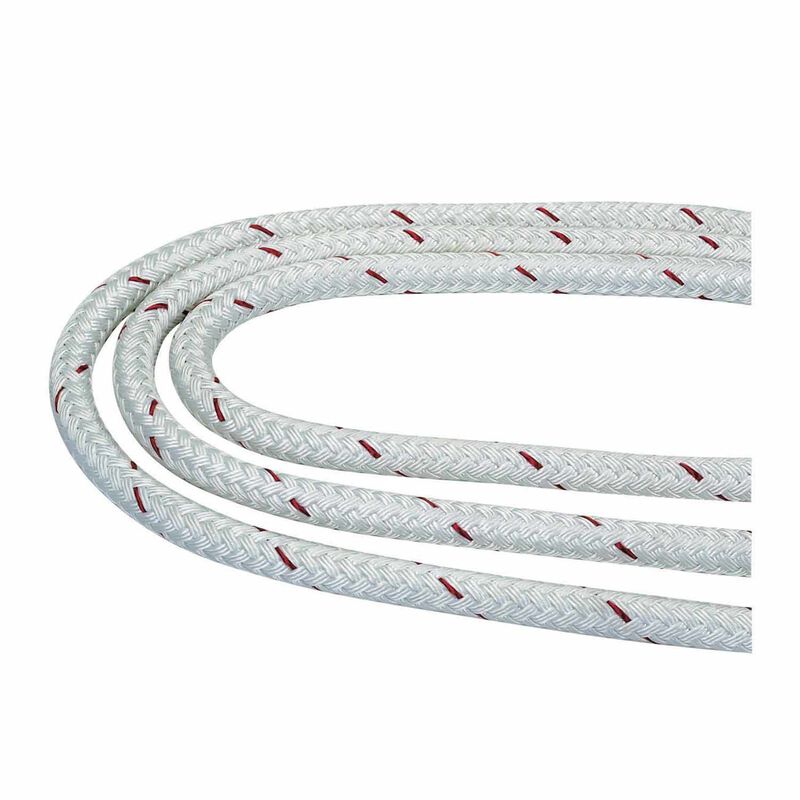 Silver Grey  1/4 Double Braid Polyester Halter and Yacht Rope