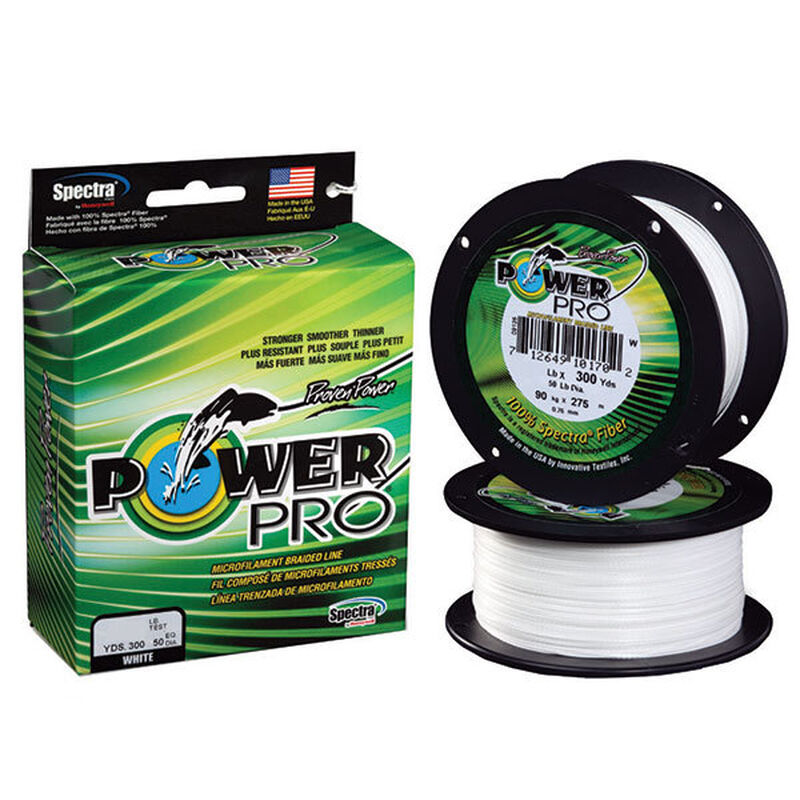 Power Pro Spectra Braided Fishing Line 65 Pounds 300 Yards - White