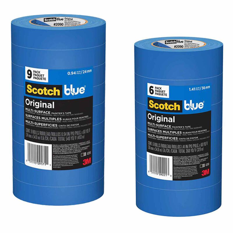 ScotchBlue Original Painter's Tape 1.88 x 60 yds. 3-Pack.