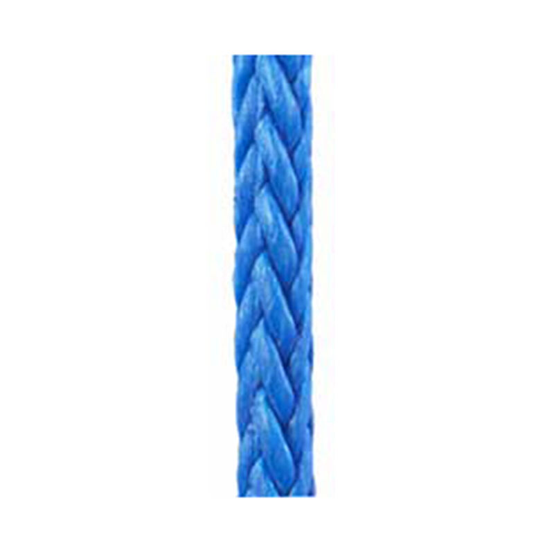 NEW ENGLAND ROPES 1/4 Dia. HTS 75 Dyneema Single Braid Line, Blue, Sold by  the Foot