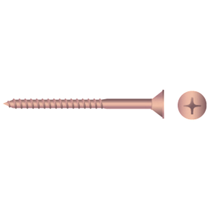 #10 Silicon Bronze Wood Screws