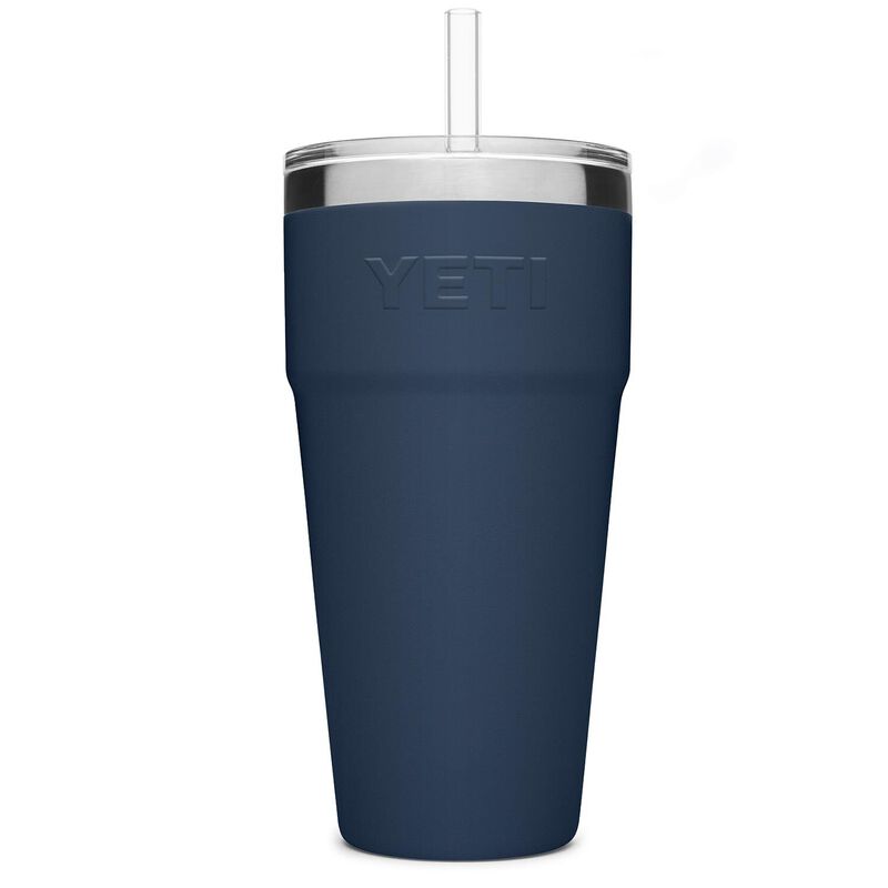 YETI Rambler 26 oz Straw Cup, Vacuum Insulated, Stainless Steel with Straw  Lid, Nordic Blue