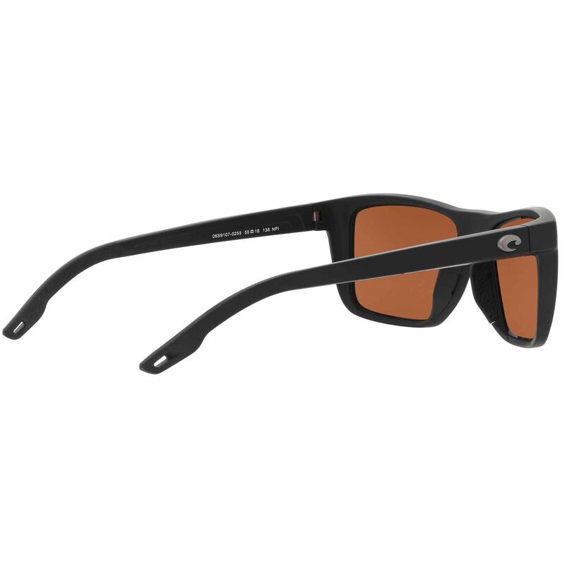 Costa Sunglasses Mainsail Matte Black Gray